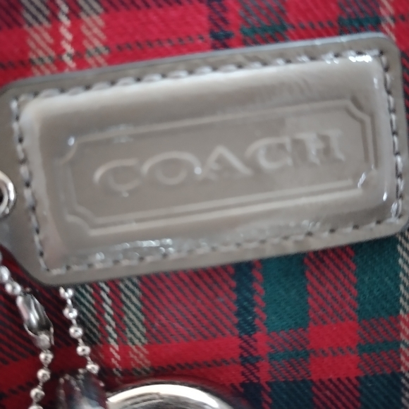 COACH Ashley Dotted Silver/Grey Convertible Hobo bag - Picture 6 of 10